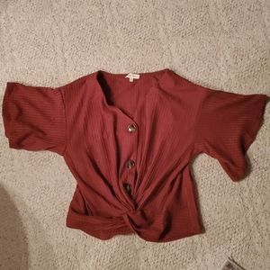 Rust blouse